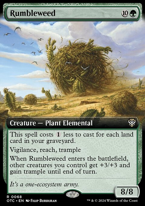 Rumbleweed (Extended Art) [Outlaws of Thunder Junction Commander]