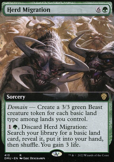 Herd Migration (Extended Art) [Dominaria United]
