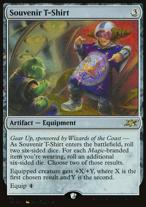 Souvenir T-Shirt (Galaxy Foil) [Unfinity]