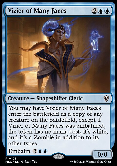 Vizier of Many Faces [Murders at Karlov Manor Commander]