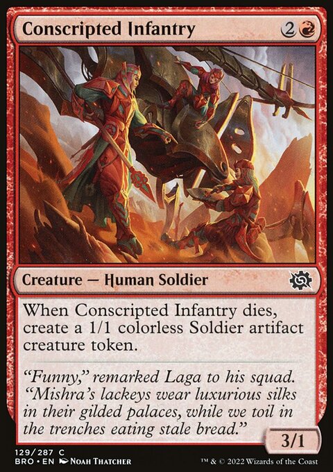 Conscripted Infantry [The Brothers' War]