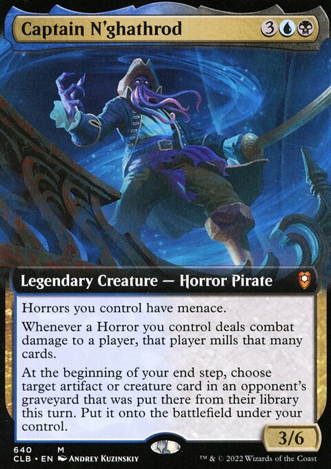 Captain N'ghathrod (Extended Art) [Commander Legends: Battle for Baldur's Gate]