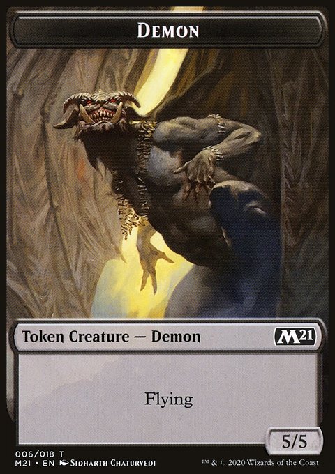 Demon // Pirate Double-Sided Token [Core Set 2021 Tokens]
