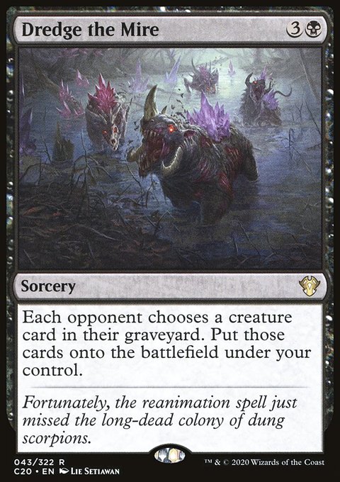 Dredge the Mire [Commander 2020]