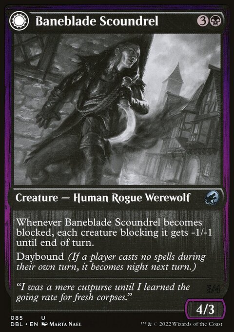Baneblade Scoundrel // Baneclaw Marauder [Innistrad: Double Feature]