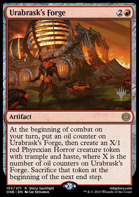 Urabrask's Forge [Phyrexia: All Will Be One Prerelease Promos]