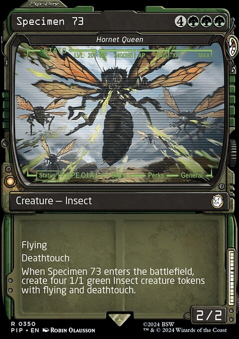 Specimen 73 - Hornet Queen (Showcase) [Fallout]