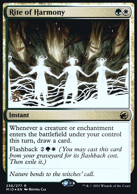 Rite of Harmony [Innistrad: Midnight Hunt Prerelease Promos]