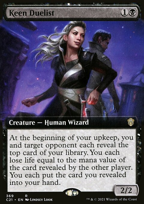 Keen Duelist (Extended Art) [Commander 2021]