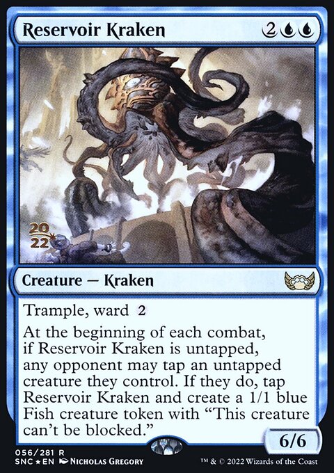 Reservoir Kraken [Streets of New Capenna Prerelease Promos]
