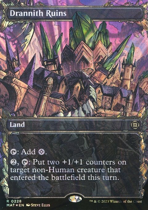 Drannith Ruins (Showcase Halo Foil) [March of the Machine: The Aftermath]