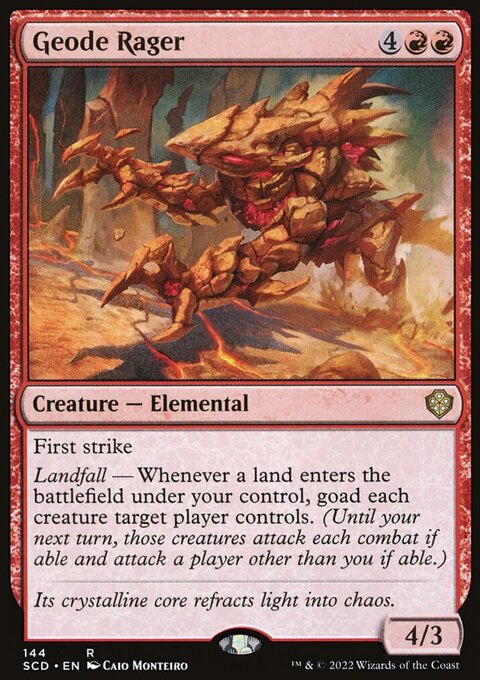 Geode Rager [Starter Commander Decks]