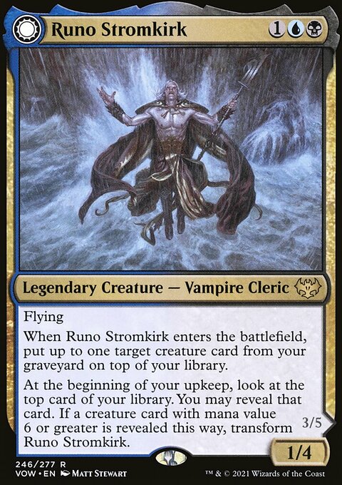 Runo Stromkirk // Krothuss, Lord of the Deep [Innistrad: Crimson Vow]