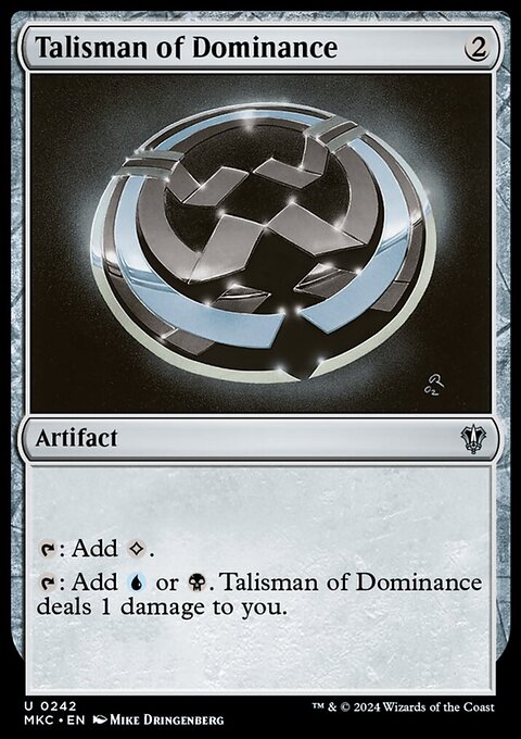 Talisman of Dominance [Murders at Karlov Manor Commander]