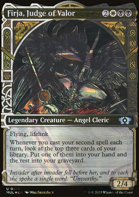 Firja, Judge of Valor (Halo Foil) [Multiverse Legends]