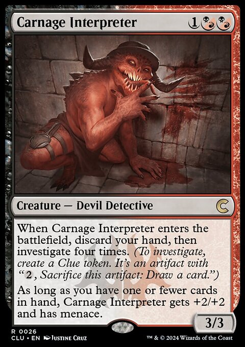 Carnage Interpreter [Ravnica: Clue Edition]