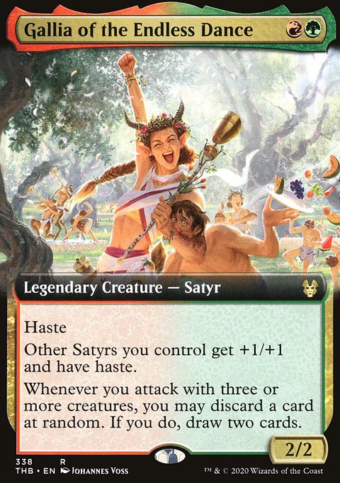 Gallia of the Endless Dance (Extended Art) [Theros Beyond Death]