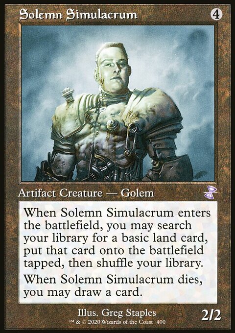 Solemn Simulacrum (Timeshifted) [Time Spiral Remastered]