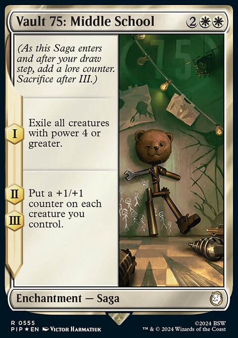 Vault 75: Middle School (Surge Foil) [Fallout]