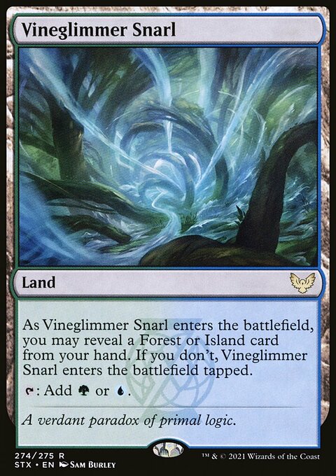 Vineglimmer Snarl [Strixhaven: School of Mages]