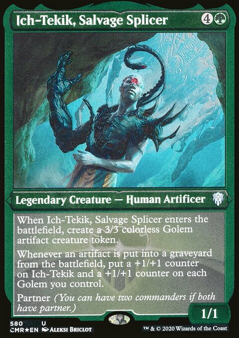 Ich-Tekik, Salvage Splicer (Etched) [Commander Legends]