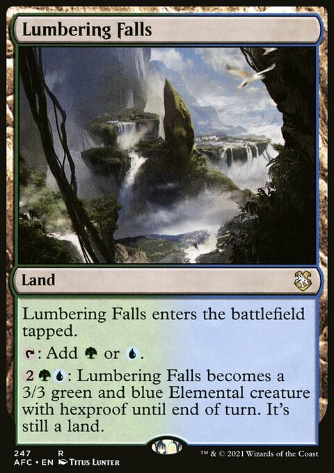 Lumbering Falls [Dungeons & Dragons: Adventures in the Forgotten Realms Commander]