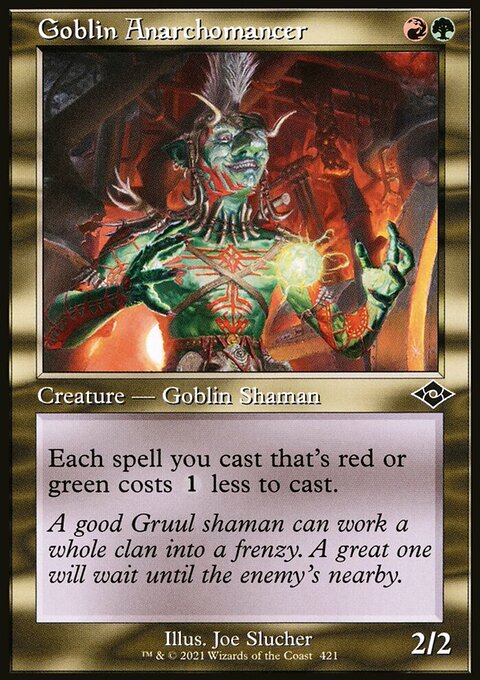 Goblin Anarchomancer (Retro Foil Etched) [Modern Horizons 2]
