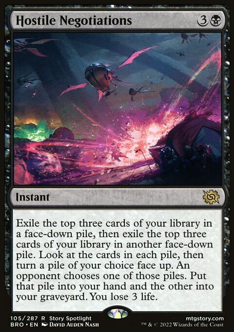 Hostile Negotiations [The Brothers' War]