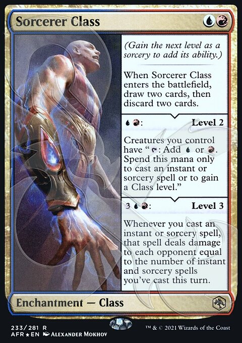 Sorcerer Class (Ampersand Promo) [Dungeons & Dragons: Adventures in the Forgotten Realms Promos]