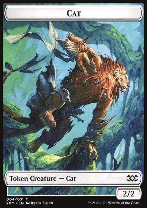 Cat // Germ Double-Sided Token [Double Masters Tokens]