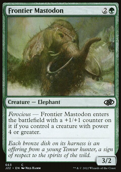 Frontier Mastodon [Jumpstart 2022]