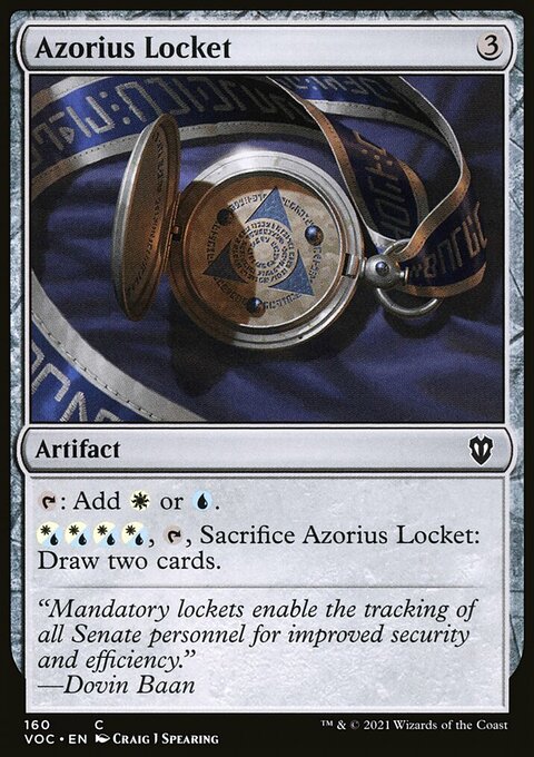 Azorius Locket [Innistrad: Crimson Vow Commander]