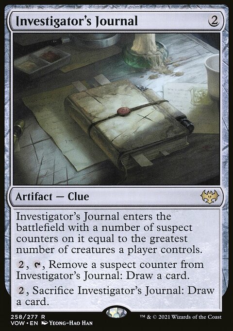 Investigator's Journal [Innistrad: Crimson Vow]
