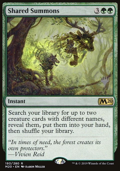 Shared Summons [Core Set 2020 Prerelease Promos]