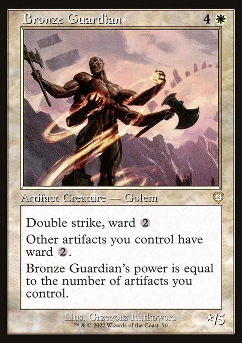 Bronze Guardian (Retro) [The Brothers' War Commander]