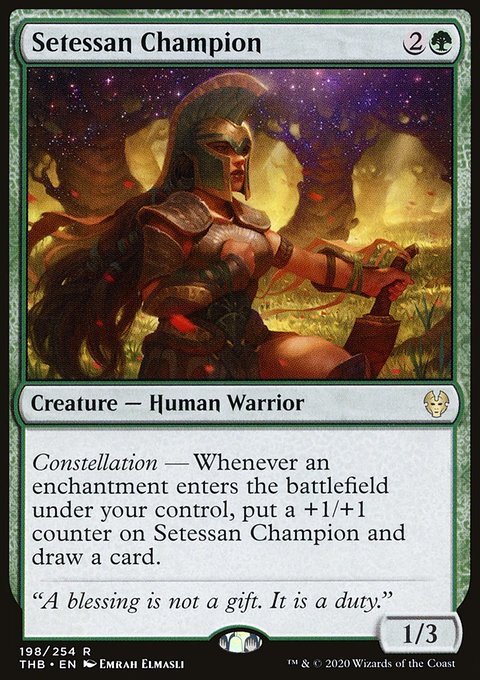 Setessan Champion [Theros Beyond Death Prerelease Promos]