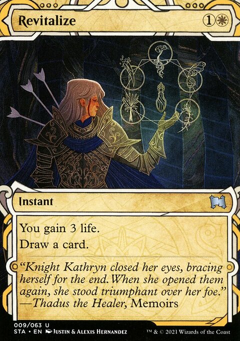 Revitalize (Foil Etched) [Strixhaven: School of Mages Mystical Archive]