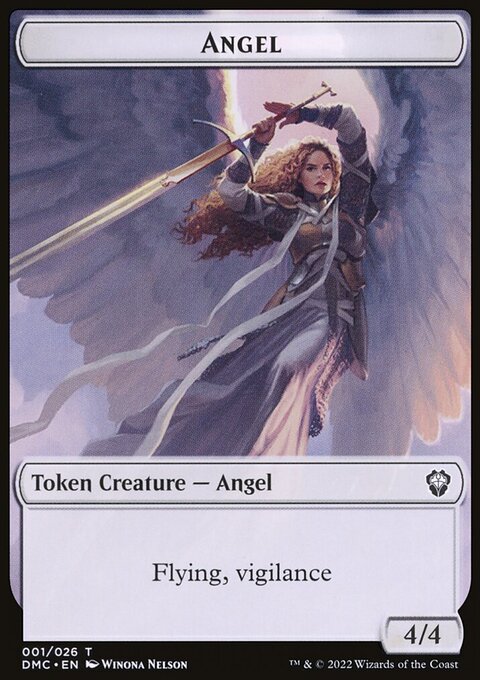 Angel Token [Dominaria United Commander Tokens]