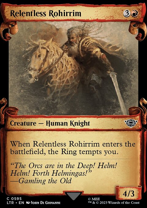 Relentless Rohirrim [The Lord of the Rings: Tales of Middle-Earth Showcase Scrolls]