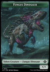 Fungus Dinosaur // Skeleton Pirate Double-Sided Token [The Lost Caverns of Ixalan Tokens]