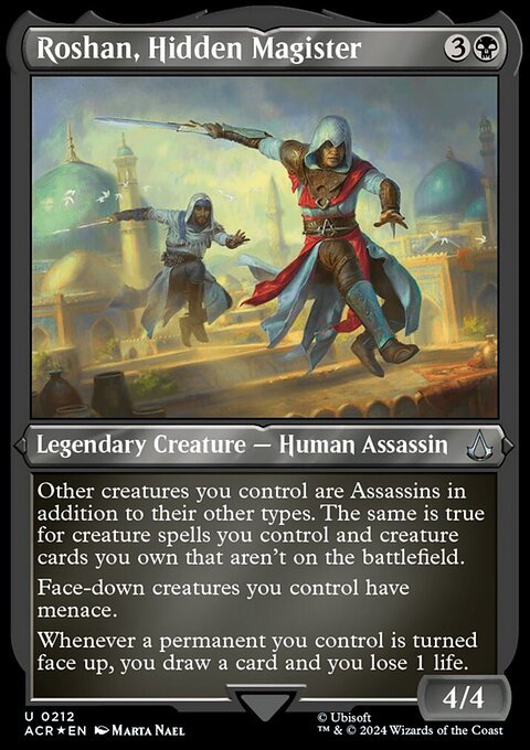 Roshan, Hidden Magister (Foil Etched) [Assassin's Creed]