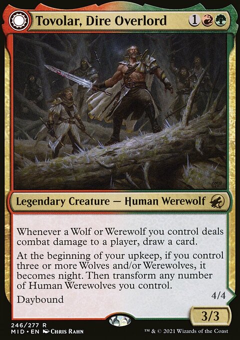 Tovolar, Dire Overlord // Tovolar, the Midnight Scourge [Innistrad: Midnight Hunt]