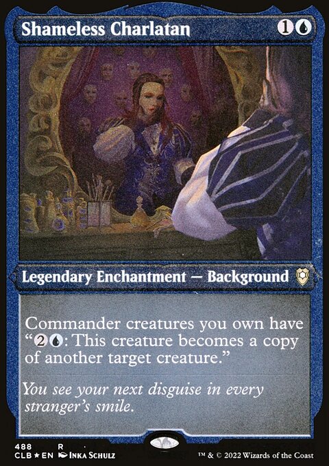 Shameless Charlatan (Foil Etched) [Commander Legends: Battle for Baldur's Gate]