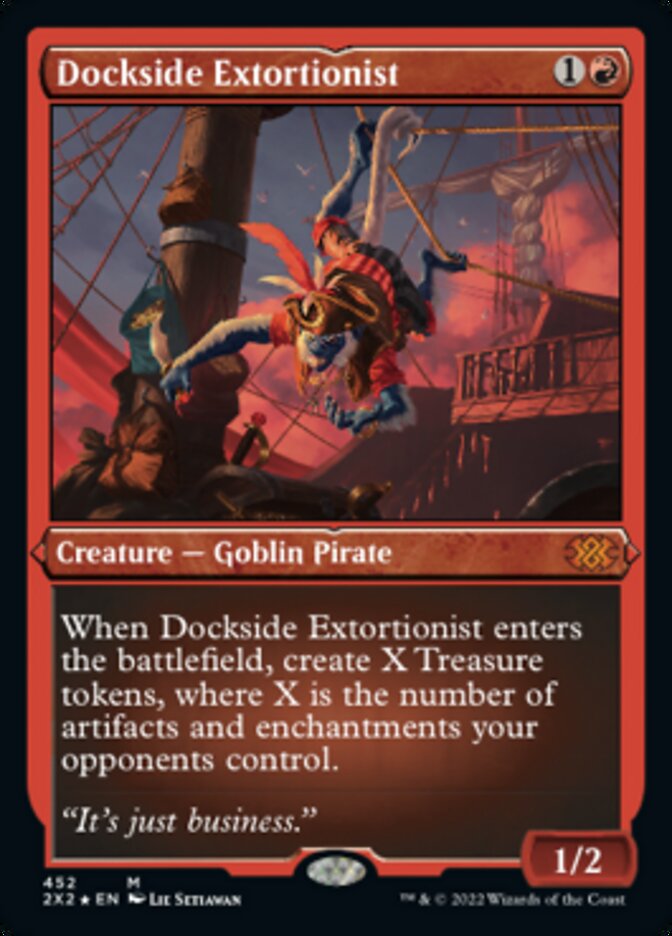 Dockside Extortionist (Foil Etched) [Double Masters 2022]