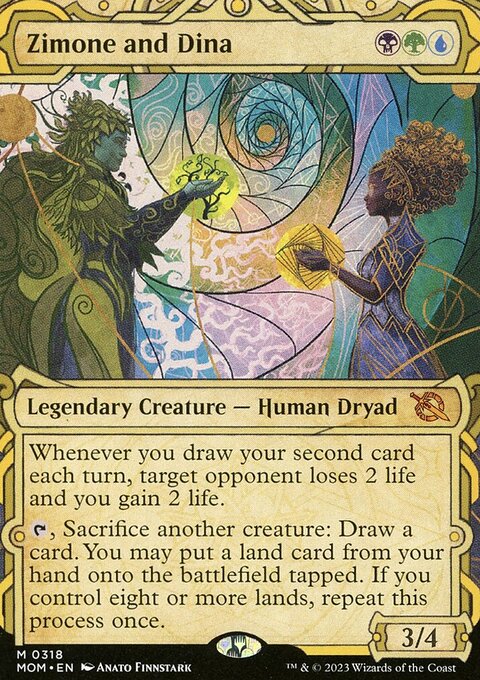Zimone and Dina (Showcase Planar Booster Fun) [March of the Machine]