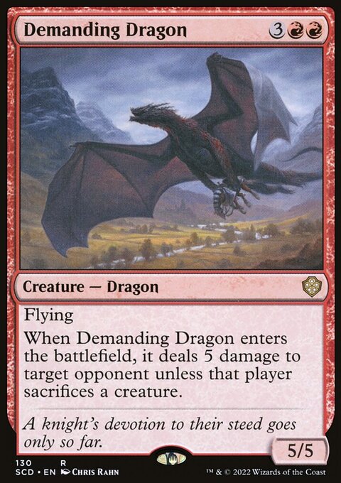 Demanding Dragon [Starter Commander Decks]