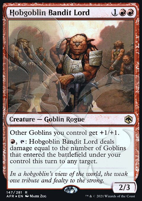 Hobgoblin Bandit Lord (Ampersand Promo) [Dungeons & Dragons: Adventures in the Forgotten Realms Promos]