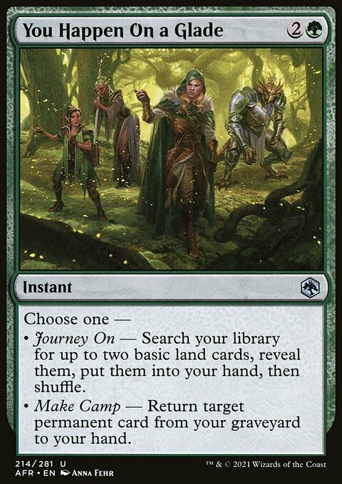 You Happen On a Glade [Dungeons & Dragons: Adventures in the Forgotten Realms]