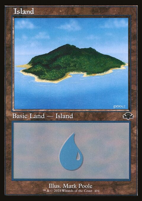 Island (404) (Retro) [Dominaria Remastered]