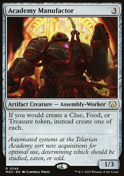 Academy Manufactor [March of the Machine Commander]